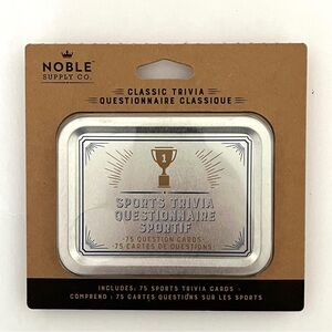 Brand New Sports Trivia Questionnaire